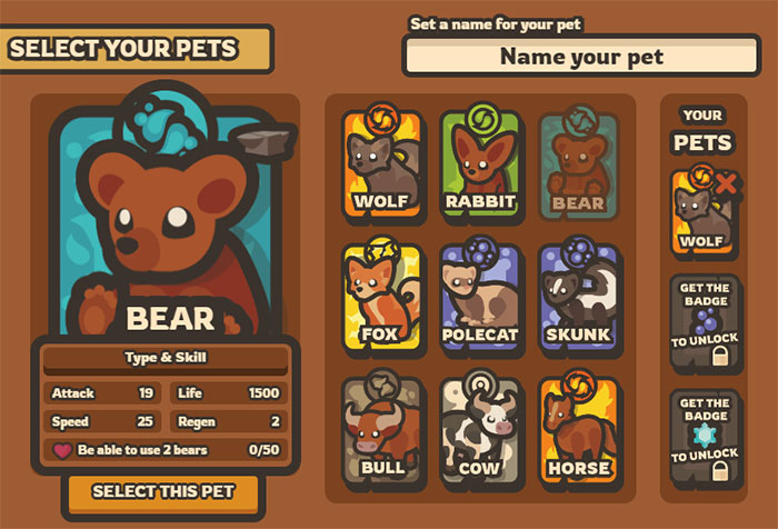 Bear Is One of Many Tamable Pets